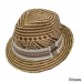 's summer Gambler Floppy Fedora Straw hats for vacation travel Beach   eb-86119631